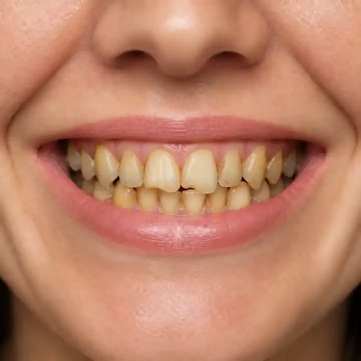 Smile Transformation before treatment